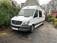 MERCEDES SPRINTER 314 CDI 2017, 6 SPEED, CONVERTED CAMPERVAN, 2 BERTH, 4 BELT