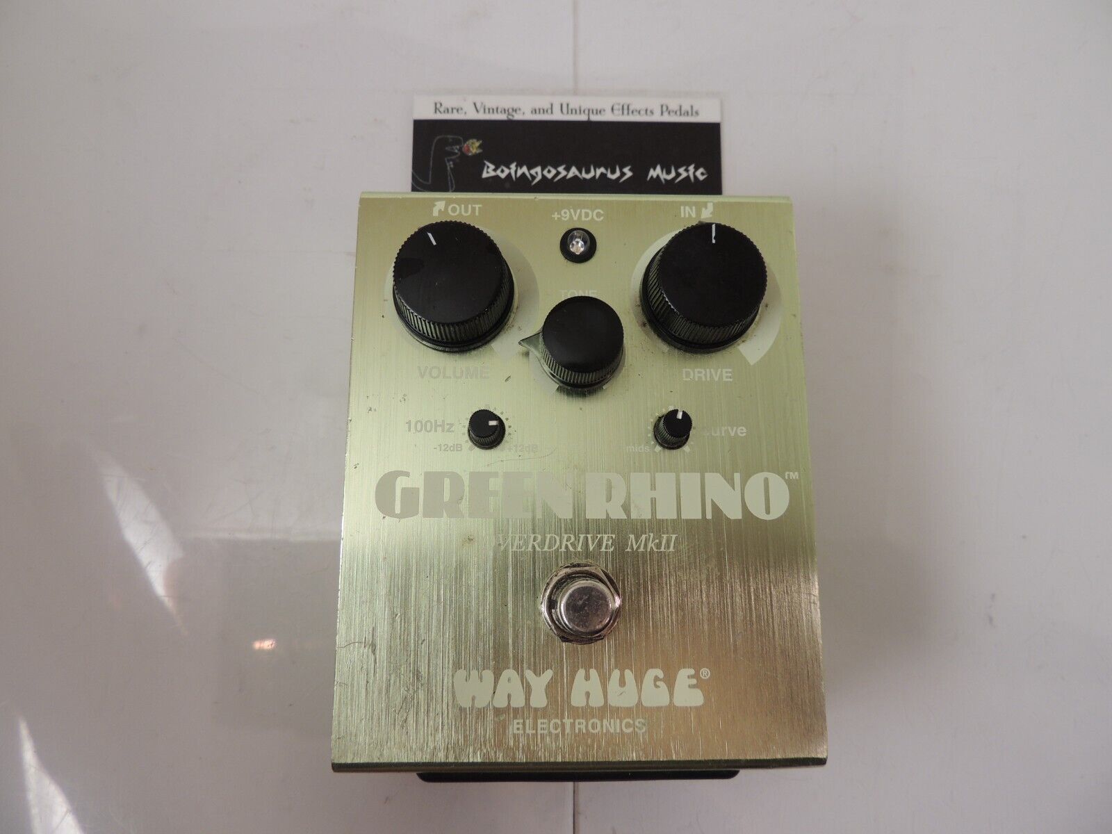 Way Huge Green Rhino MKII Overdrive Effects Pedal Free USA Way Huge Green Rhino MKII Overdrive Effects Pedal Free USA