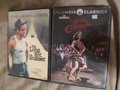 The Long, Hot Summer (DVD, 2003) and The Loves of Carmen DVD