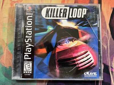 Killer Loop (Sony Playstation 1, 1999) PS1 Black Label Complete w/ Manual