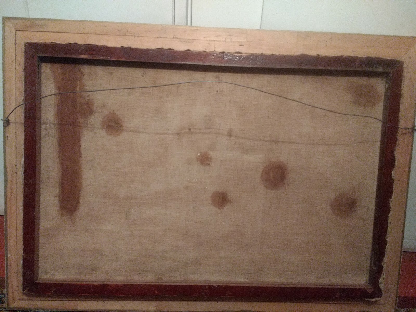 Oil on canvas R.Matta  antique, expertise and certification,(Museologist).-