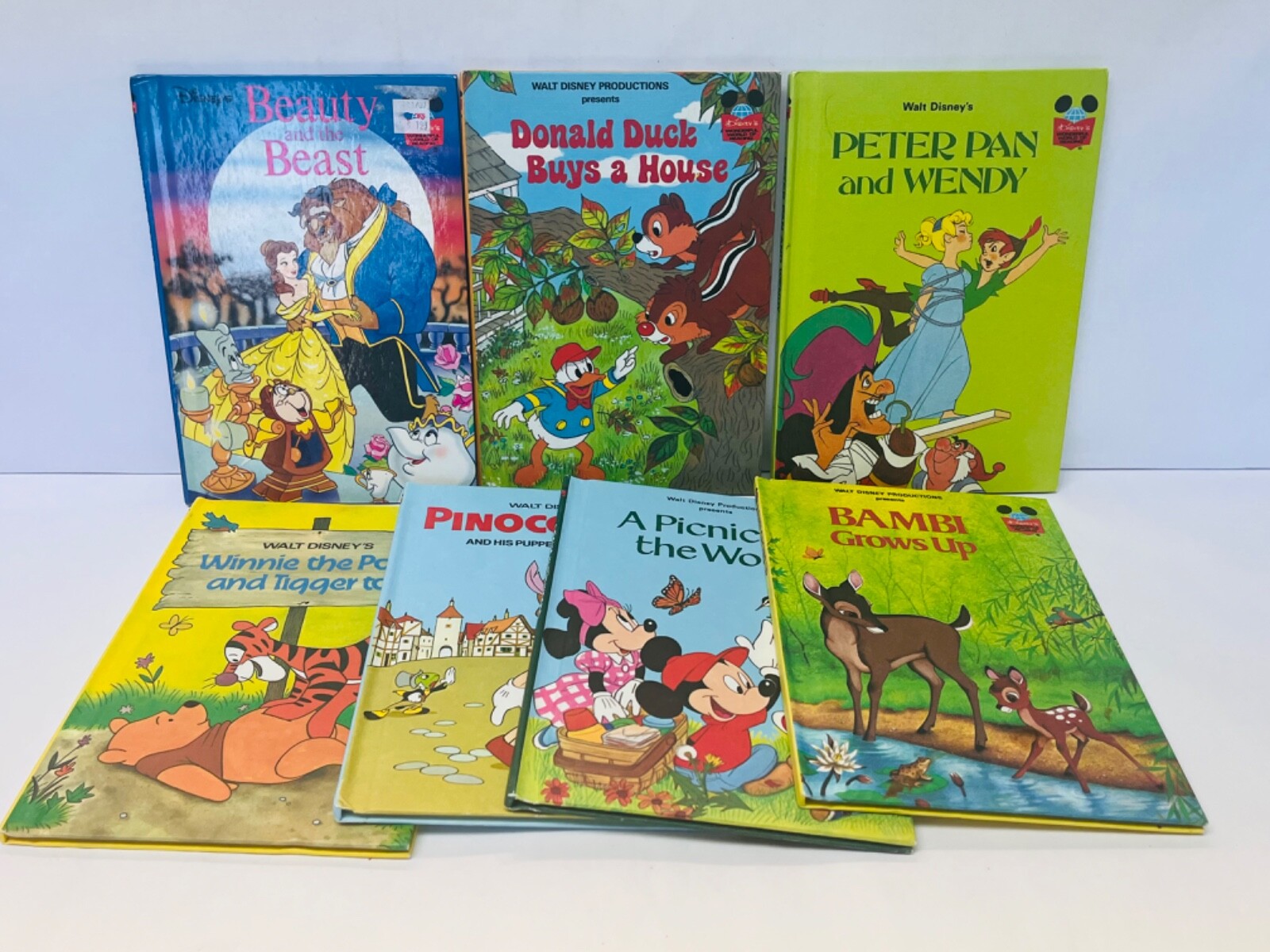Vintage Disney Wonderful World Of Reading Children's Books