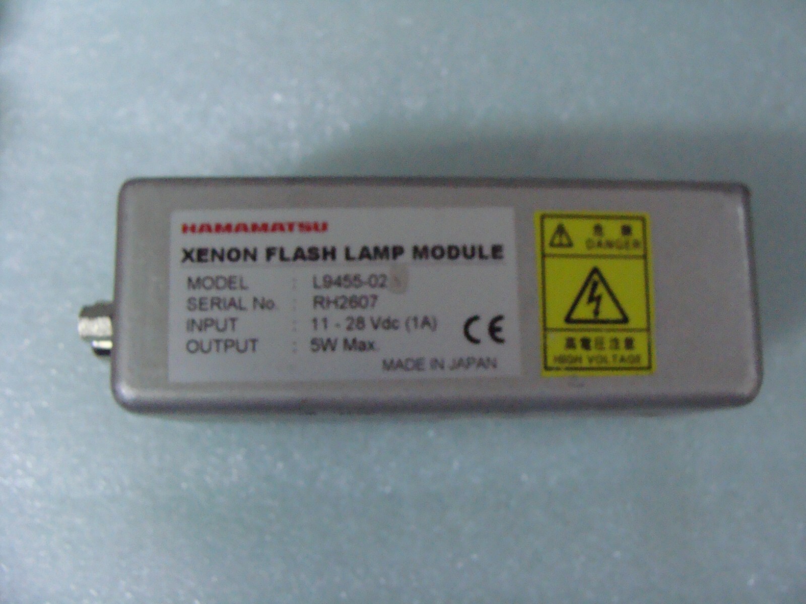 Hamamatsu Xenon Flash lamp Module L9455 Model: L9455-02 | eBay
