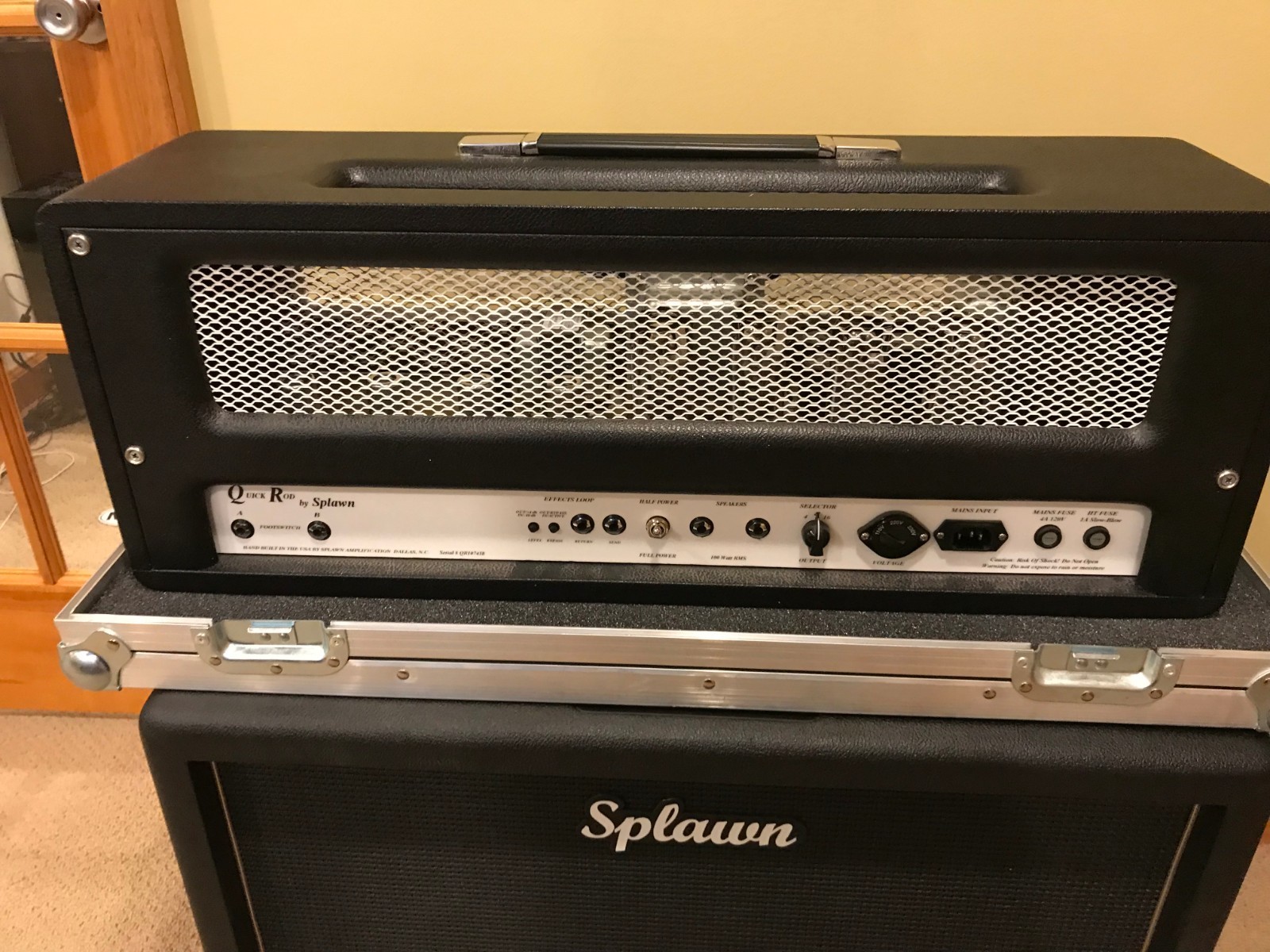 Splawn Quick Rod - EL 34 w/ Case & Weber Bias Rite -  Near Mint 100 Watt