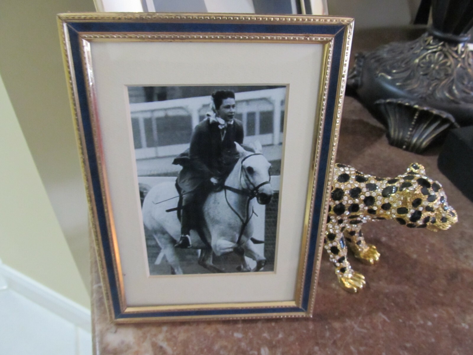 Queen Elizabeth II - Very Young - On Horseback - Vintage/Rare