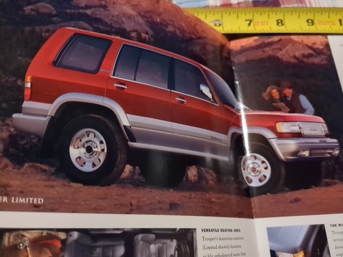 1995 Isuzu Rodeo Trooper Brochure Catalog art poster literature