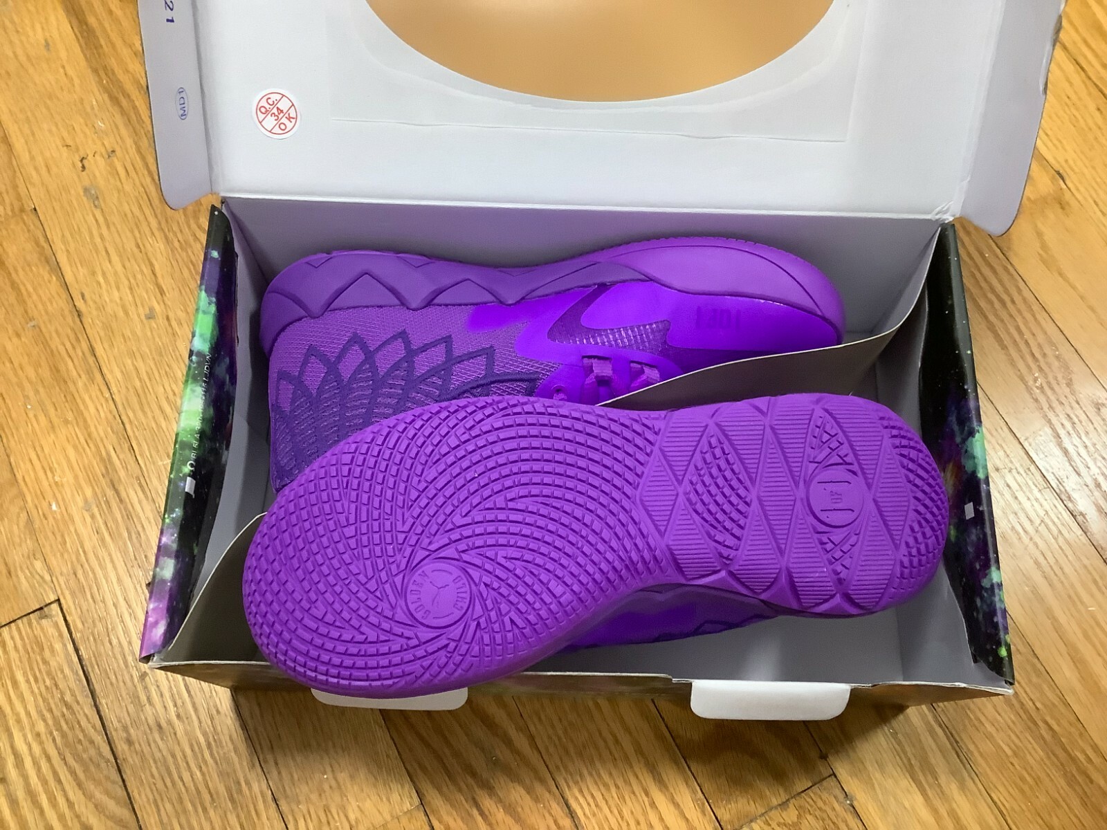 Pre-owned Puma Mb.01 Purple Queen City Lamelo Ball Boys Asg All Star Game 2022 376886-10