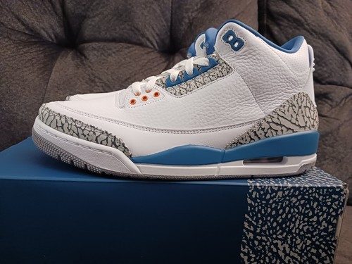 Nike Air Jordan 3 Retro Wizards Blue White Cement Grey