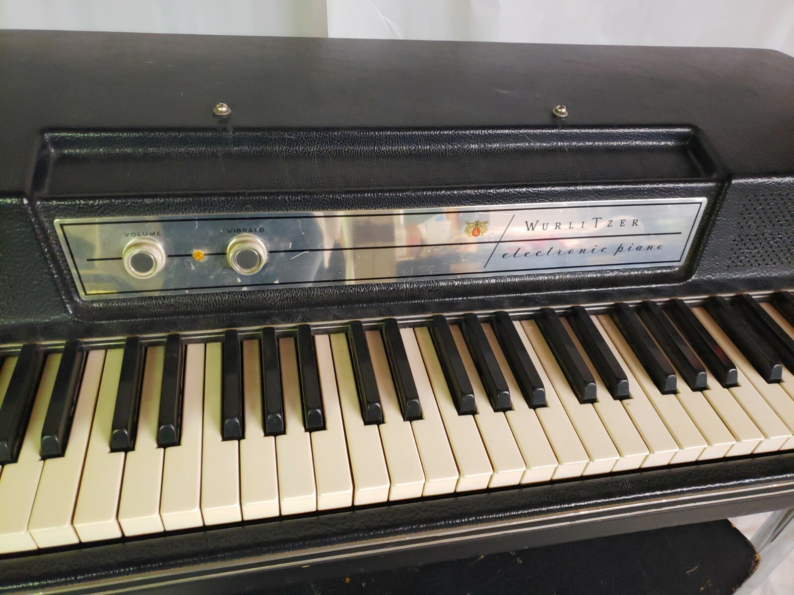 Wurlitzer 200 - Vintage Keyboard Electric Piano, Model 200 with Pedal and Bench