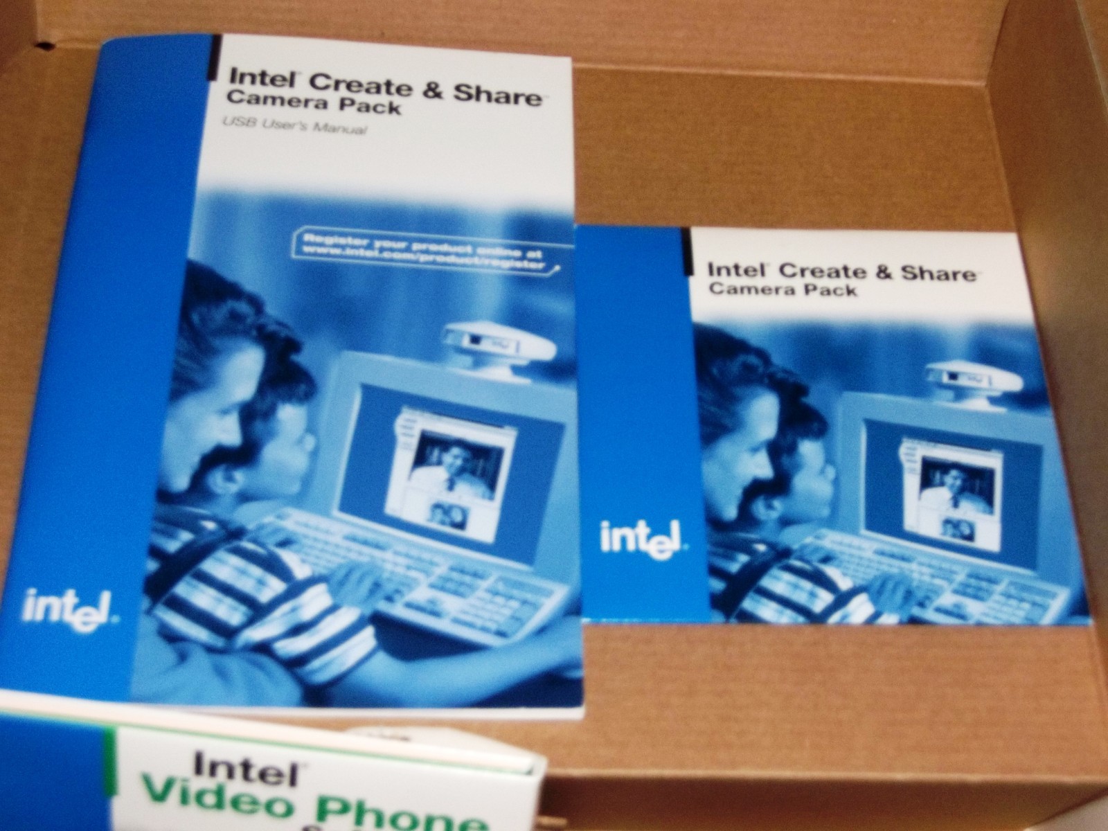 Intel Create & Share Camera Pack Includes 2 PC Cameras User Manual & Software