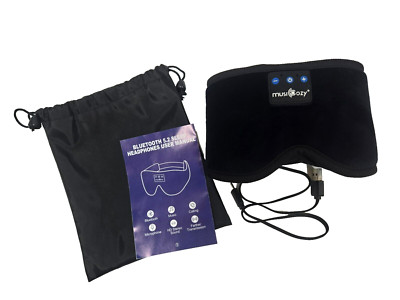 MUSICOZY Bluetooth Sleep Mask-Wireless Music Sleeping Headphones