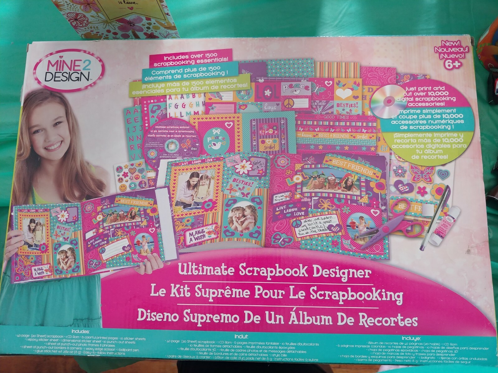 Mine 2 Design Ultimate Scrapbook Designer Kit - New (Ages 6