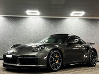 2020 PORSCHE 911 TURBO S 2dr PDK OVER 20K EXTRAS AGATE GREY CRAYON/GREY LEATHER