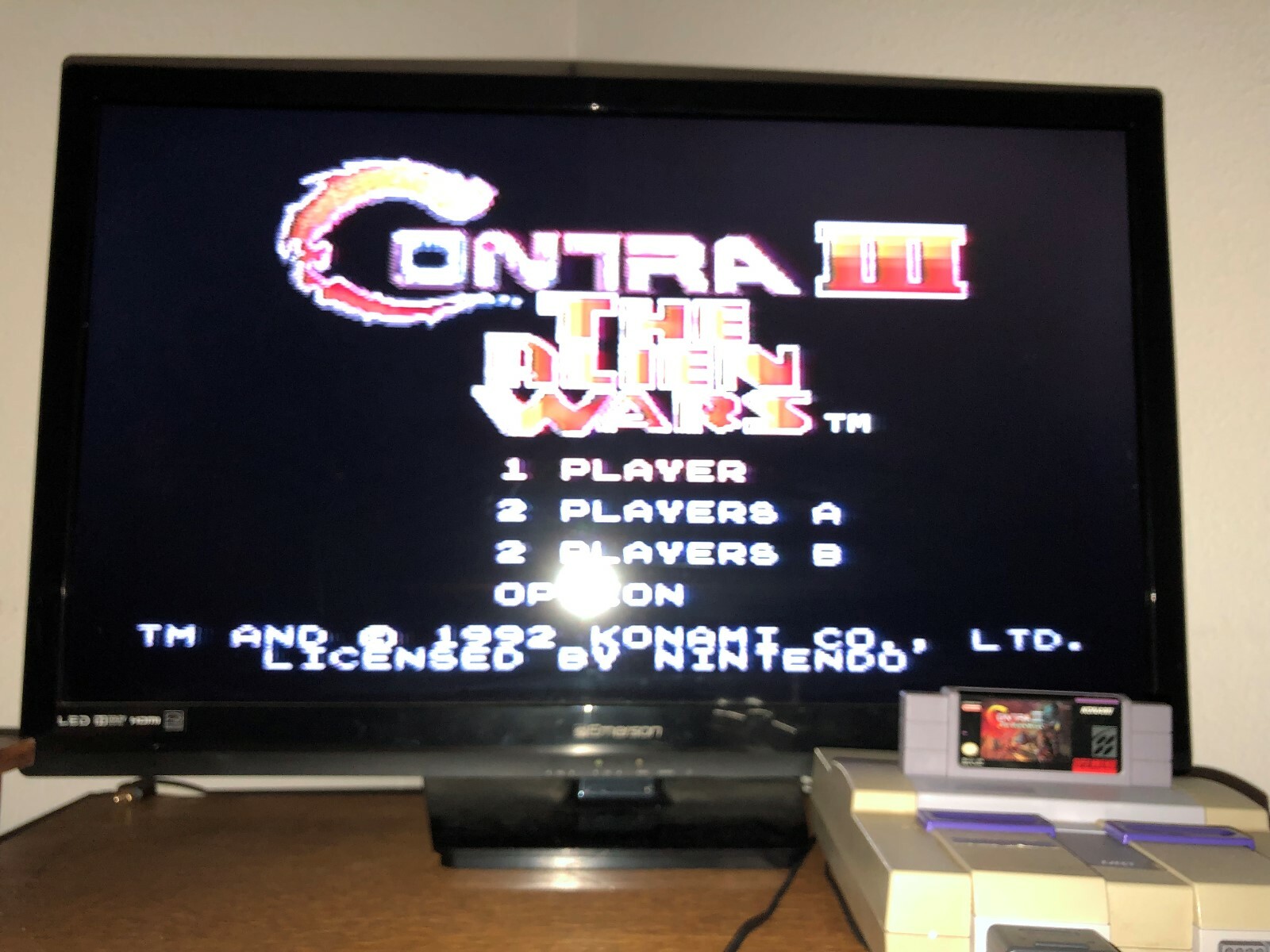 Contra III 3 Alien Wars (Super Nintendo) Authentic