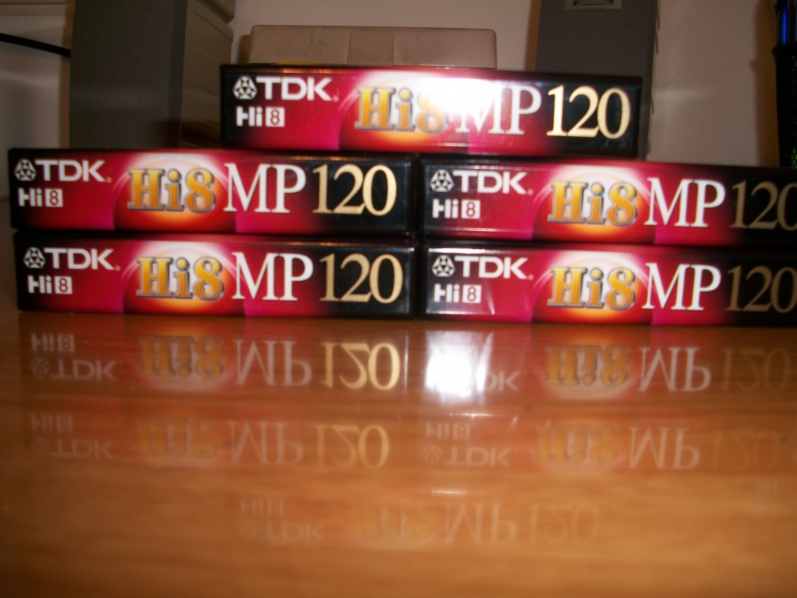 5-Pack TDK Hi 8 MP 120 Camcorder Tape Hi8 P6-120H8MP