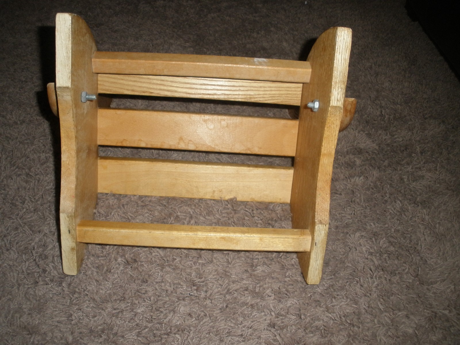 Vtg Children Wood Step Stool Farmhouse Seat Primitive Toddler Time out Chair