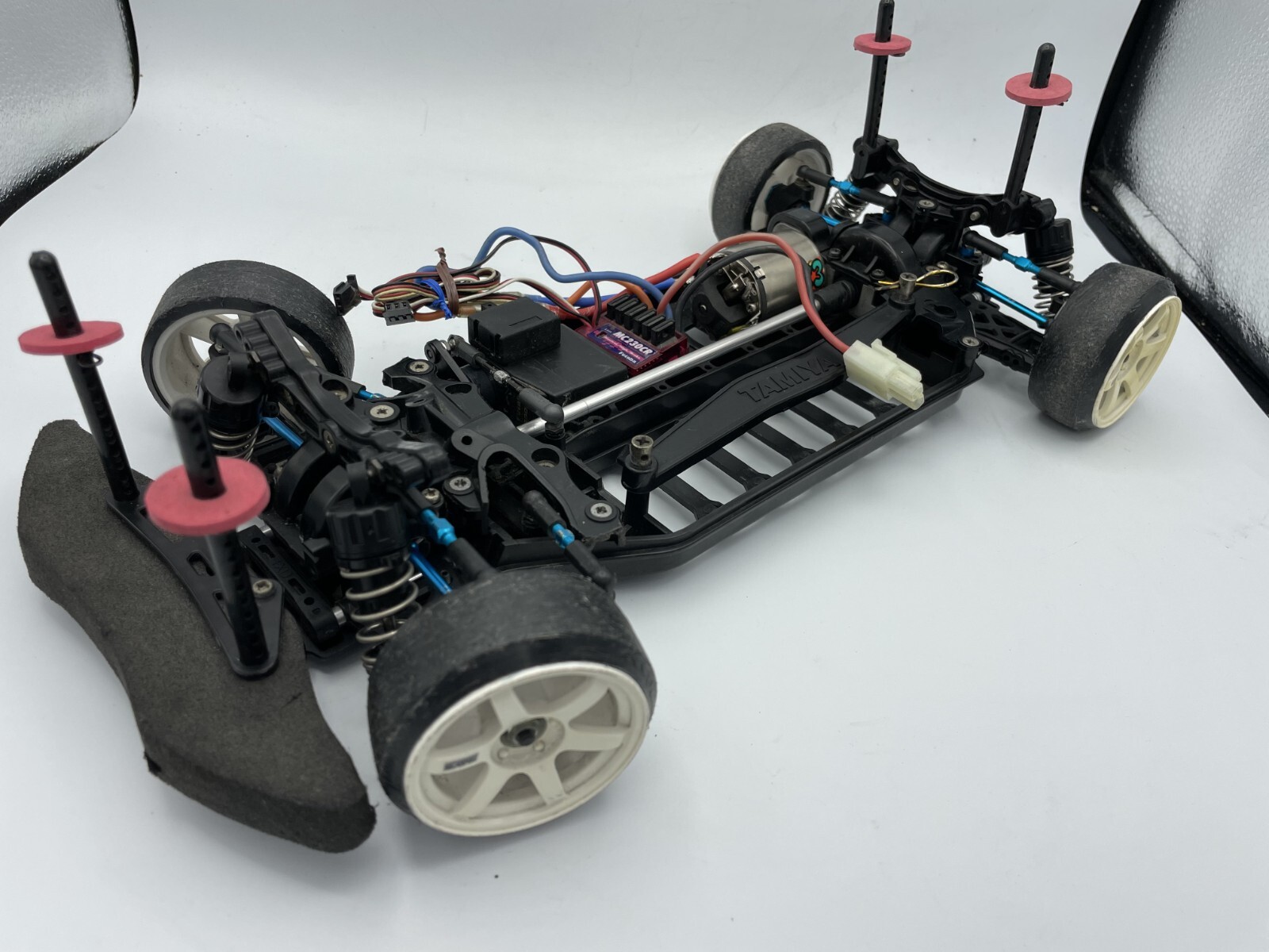 タミヤ TB-03 For parts Tamiya TB03 TB-03 chassis with motor and ESC | eBay