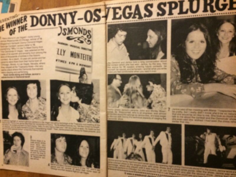 The Osmonds, Osmond Brothers, Two Page Vintage Clipping