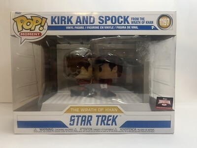 Funko POP Moment Star Trek Wrath of Khan Captain Kirk & Spock Exclusive 1197 NEW