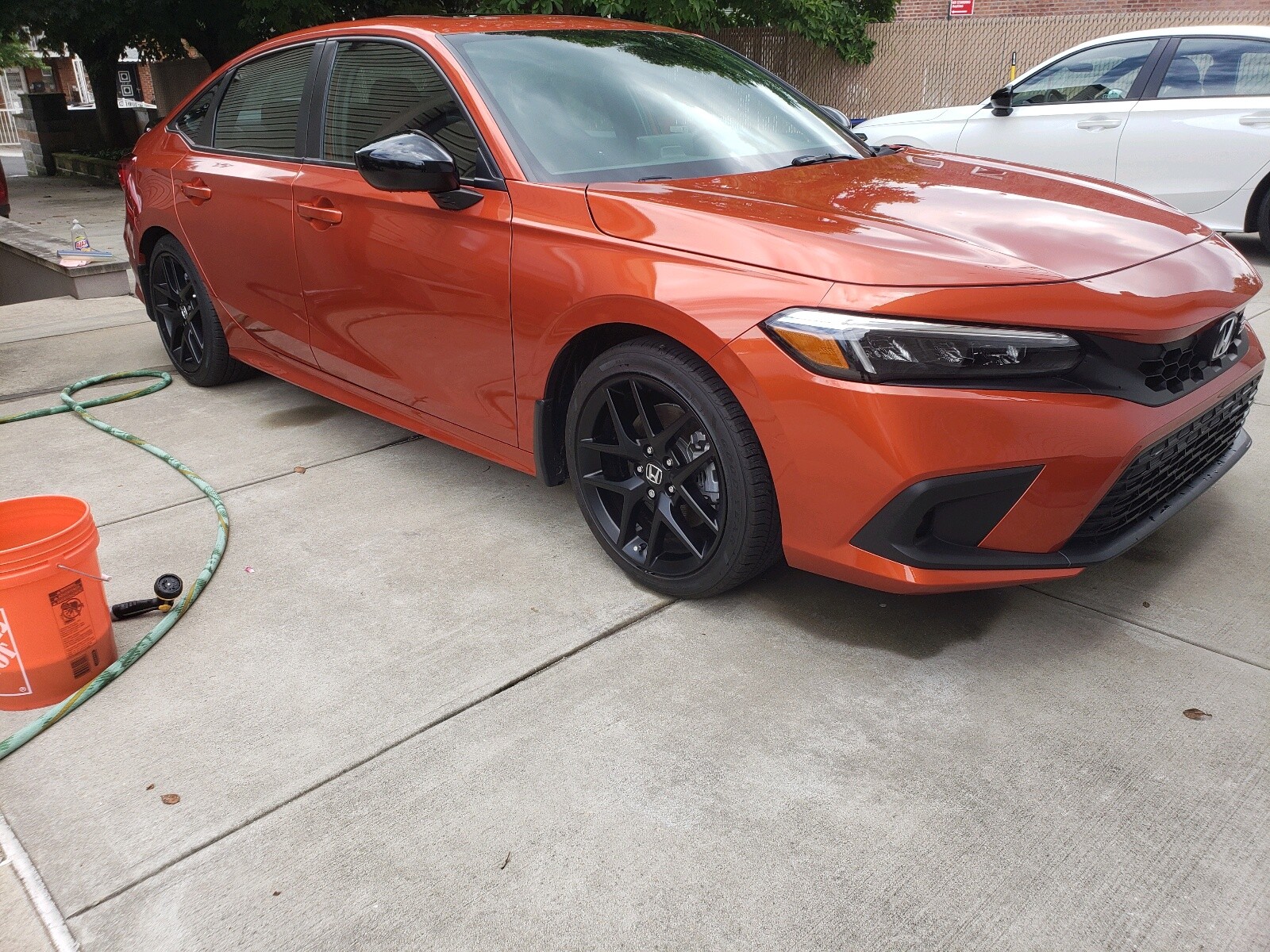 Owner 2022 Honda Civic Sedan Orange FWD Manual SI