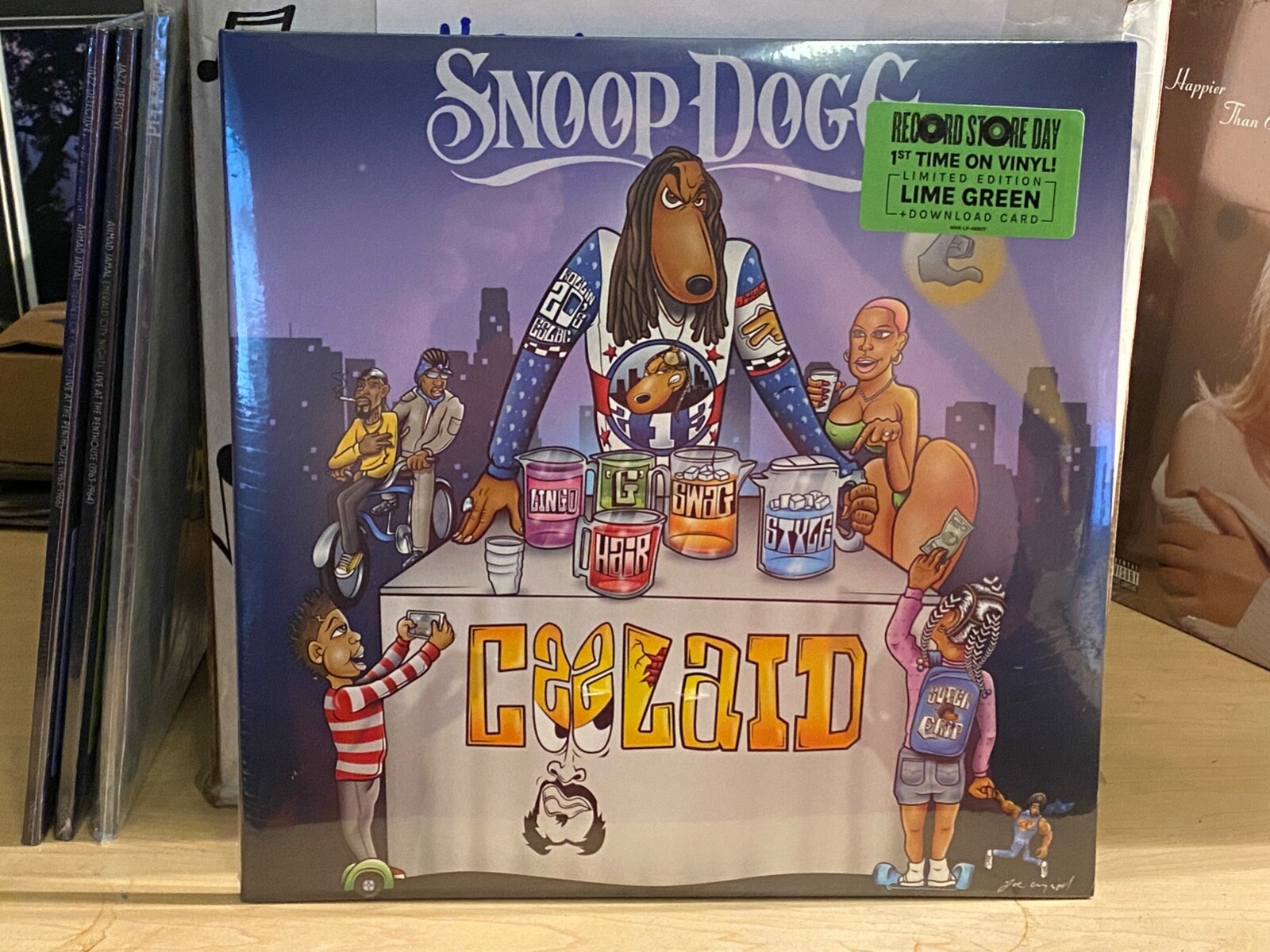 Snoop Dogg Coolaid 2x LP LIME GREEN colored vinyl Black