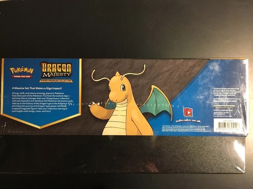 NEW Sealed Dragon Majesty Super Premium Collection Box Pokemon TCG GX 10 Packs
