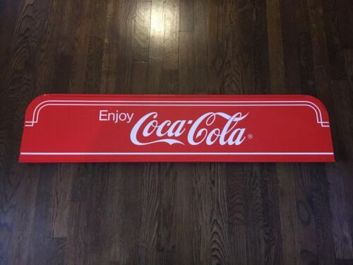 Vintage ENJOY COCA COLA Metal Sign BIG 42 Vintage ENJOY COCA COLA Metal Sign BIG 42