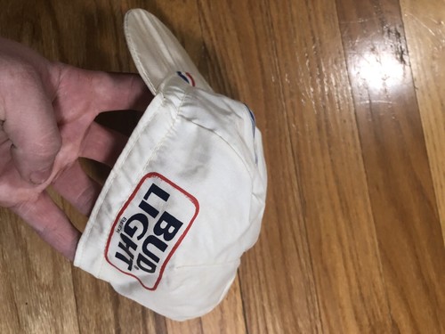 Vintage Sanforsized Bud Light Beer Budweiser Made In USA Hat Cap
