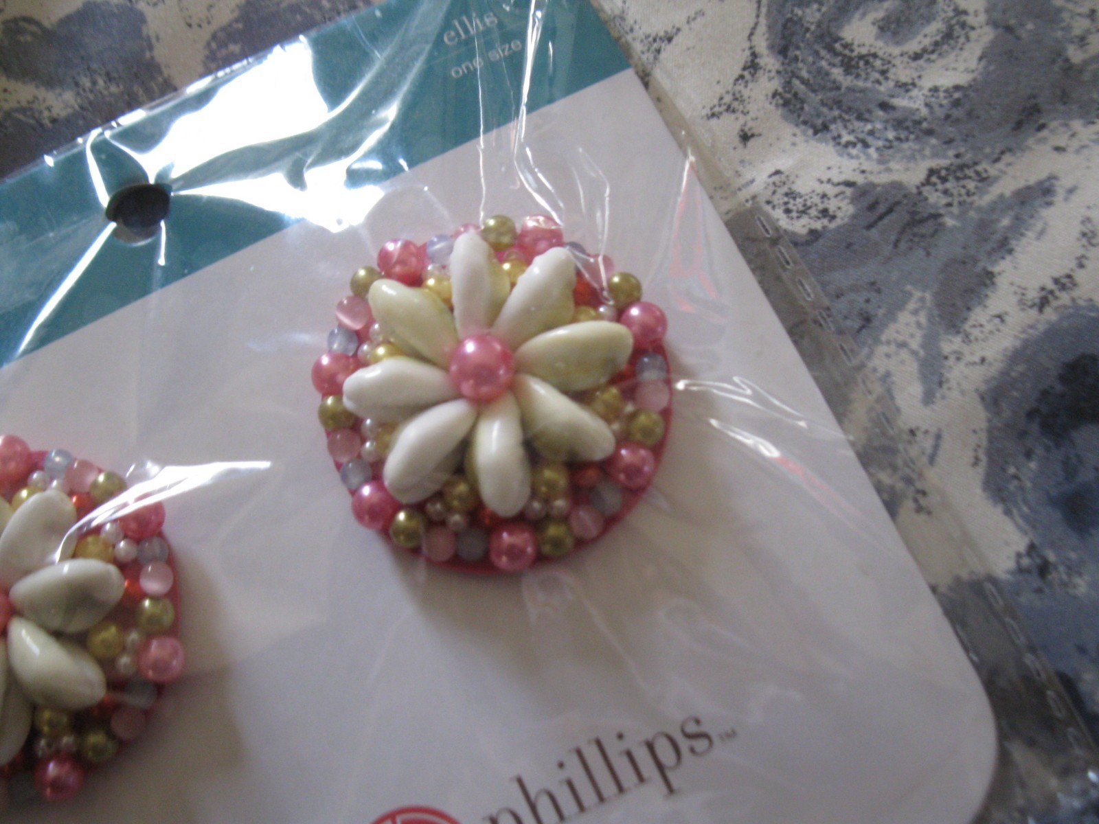 Lindsay Phillips Pair of Ellis Shoe Snaps - Last One & Rare!    NIP