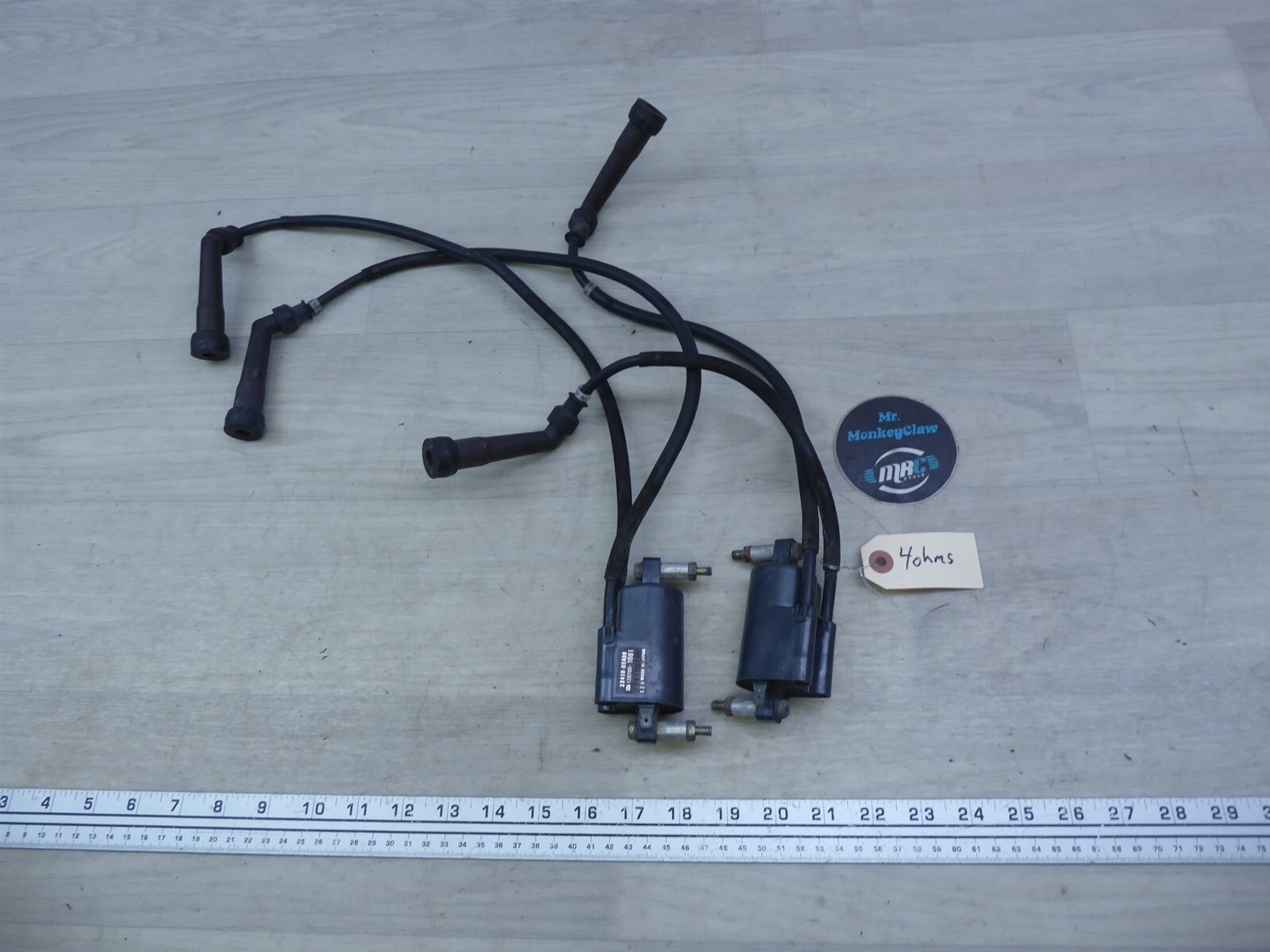 1985 Suzuki GV700 Madura S566) ignition coils packs set 4