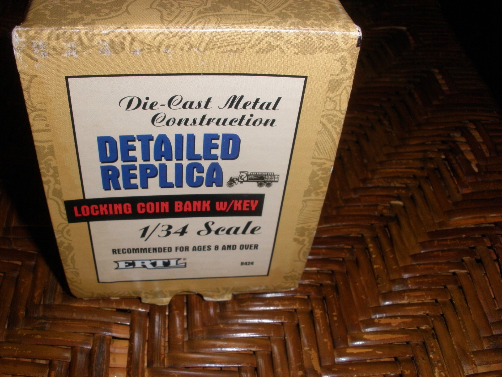 1925 Kenworth Stake Truck w/Barrels Bank Ertl  True Value Hardware