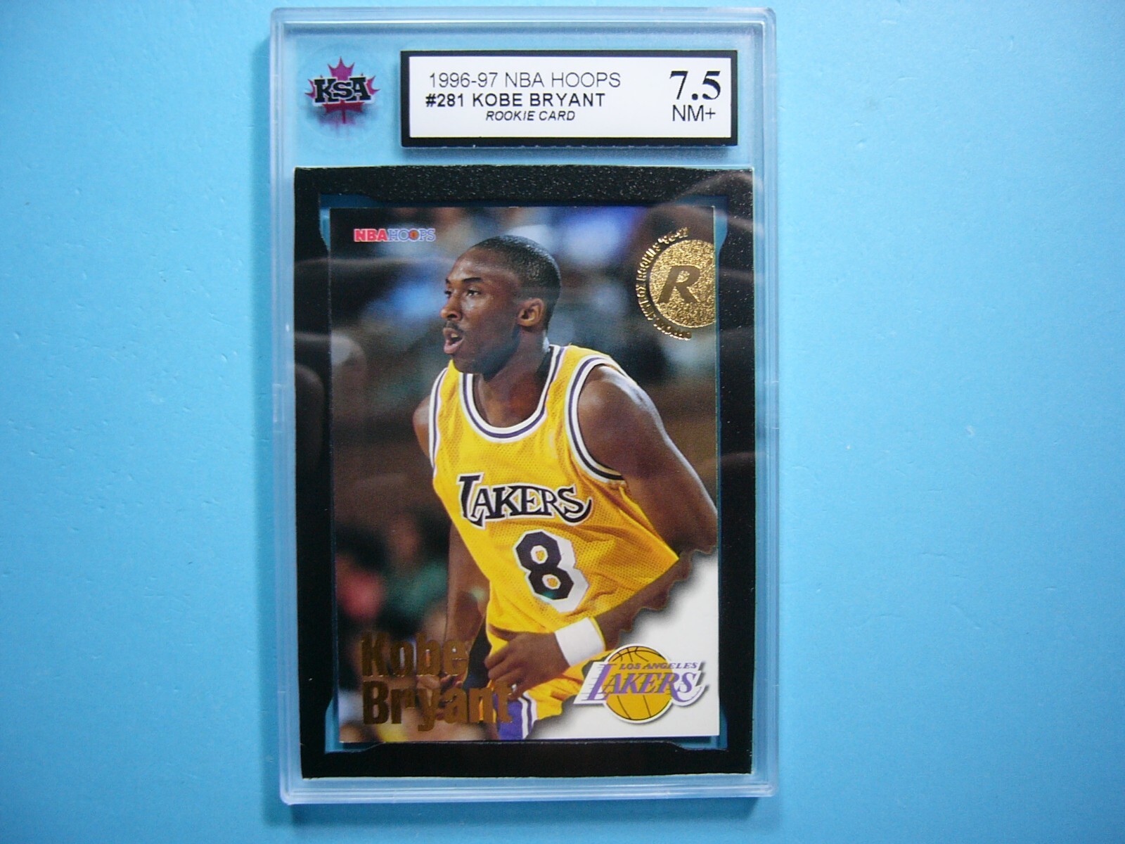 1996 1996/97 NBA HOOPS BASKETBALL CARD #281 KOBE BRYANT