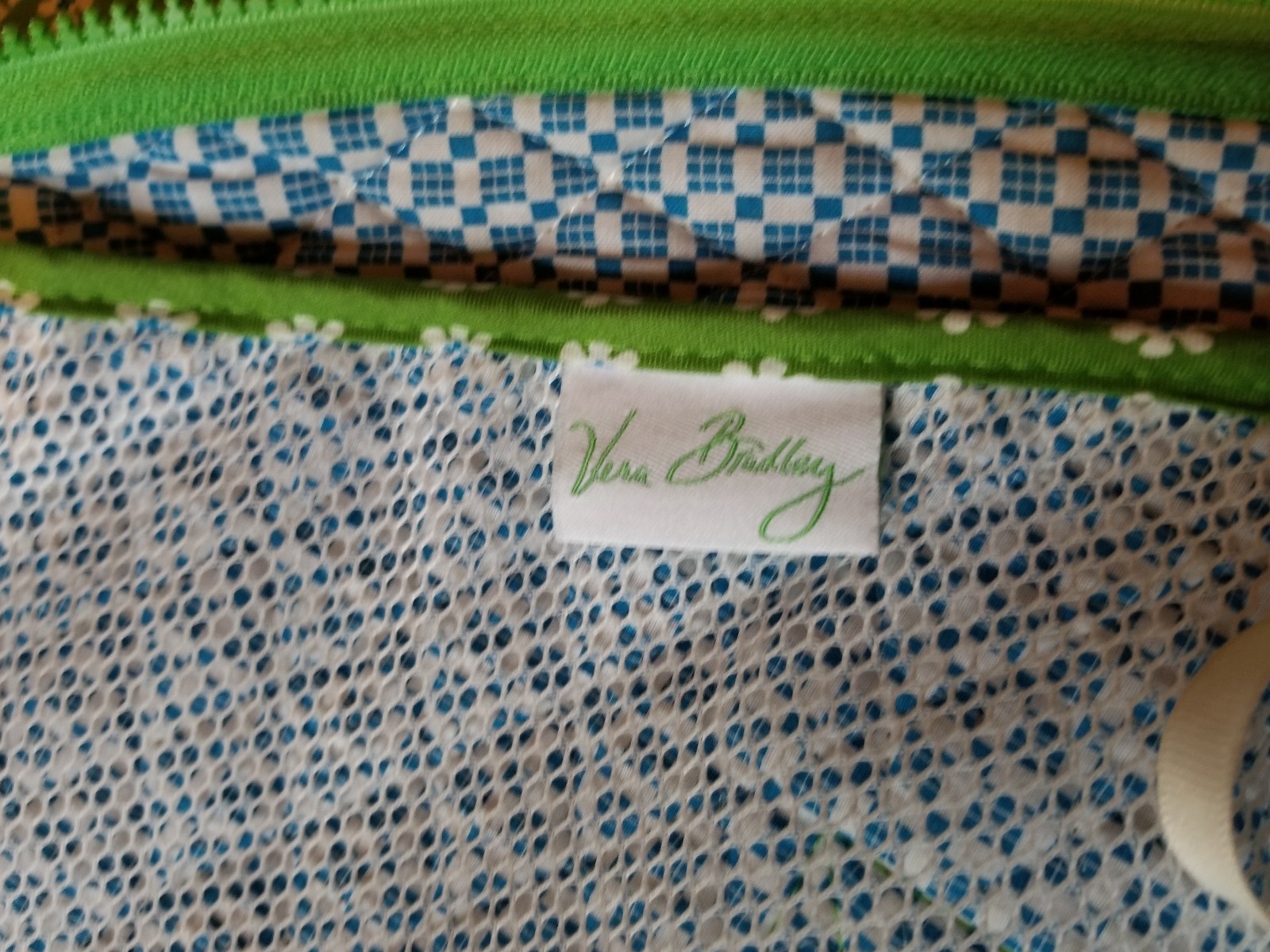 Vera Bradley Garment Wardrobe Travel Bag / Apple Green Pattern / nice