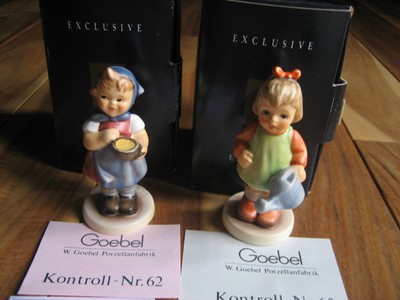 2- NIB Hummels -# 629 From Me To You & # 729 Natures Gift, Exclusive Edition