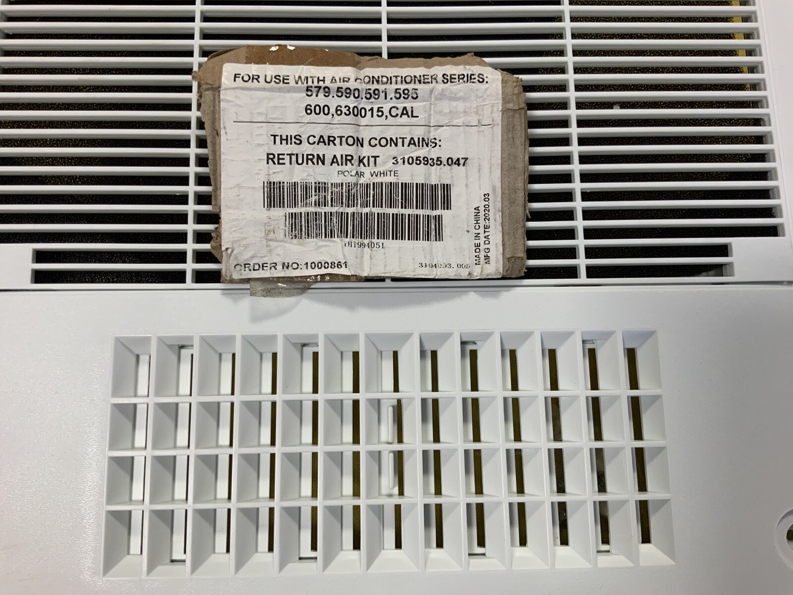 Return Air Kit Dometic Duotherm Rv Air Conditioner