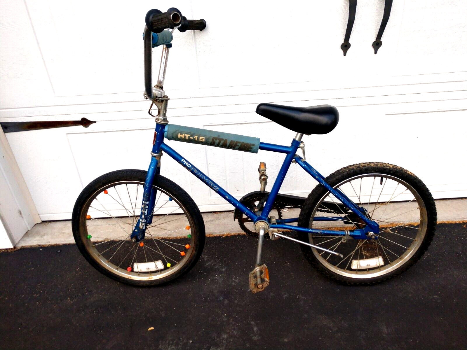 VTG Randor Galaxy HT-15 Starfire Pro BMX Old School Bike Blue