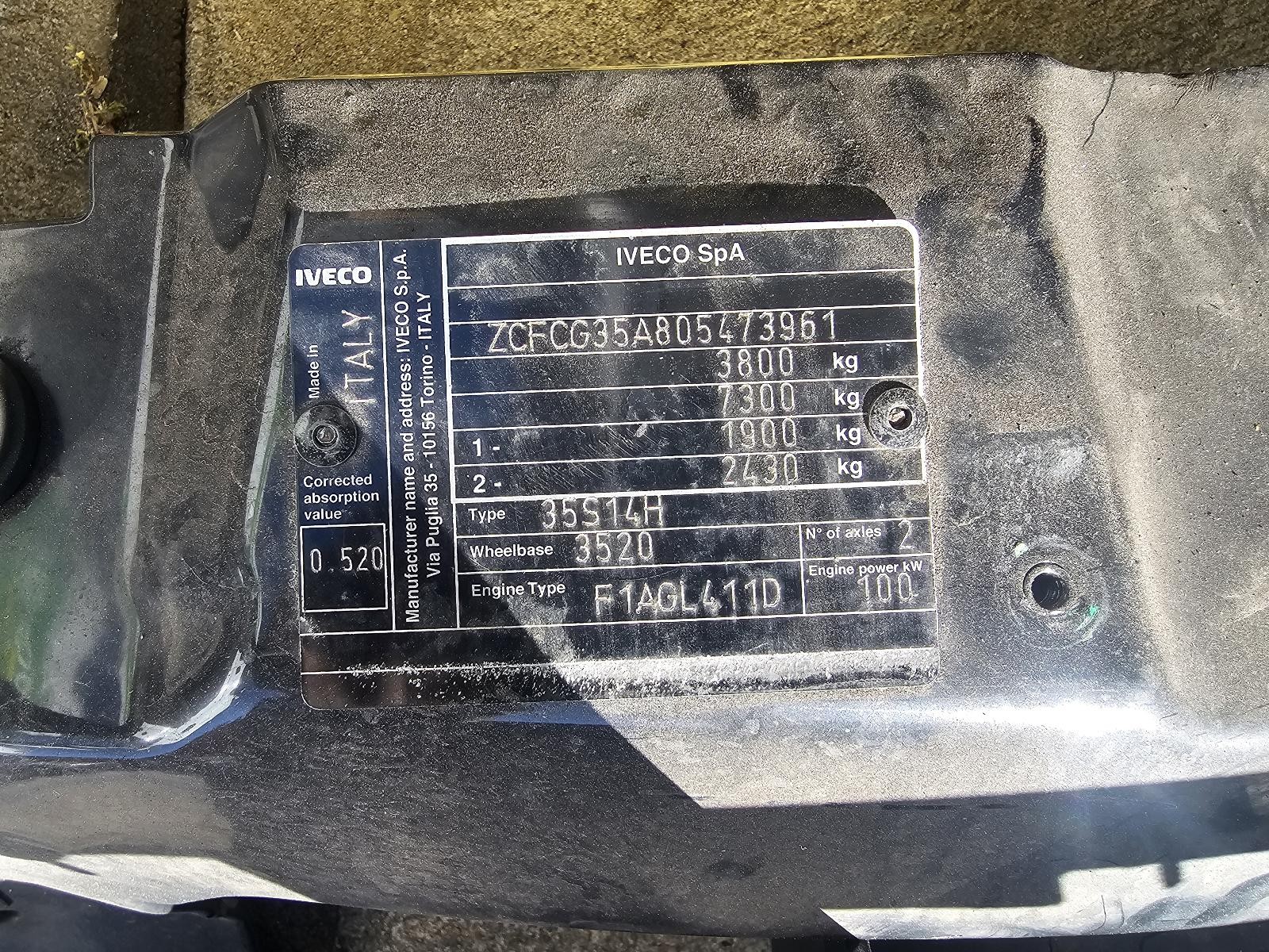2022 Iveco Daily DIESEL PARTICULATE FILTER DPF 3.0 6TH GEN 01/2015-2024 778508 image 11