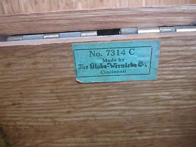 Globe smaller size index card file box. # 7314C