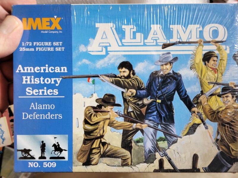 Imex American History Series Alamo Defenders Soldier Set Sealed Box 1/72 #509