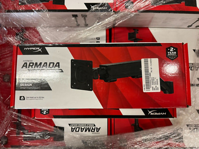 Brand New HyperX Armada Addon Gaming Mount Monitor Arm VESA Computer Desk Setup