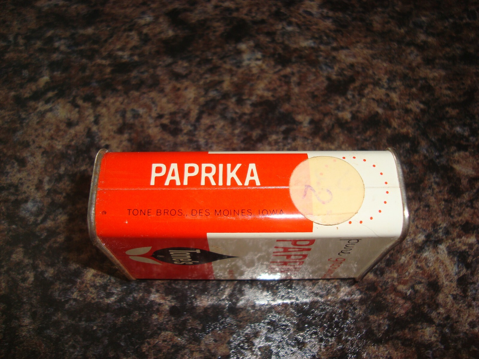 TONE'S PURE GROUND PAPRIKA 1 1/2 OZ. TIN