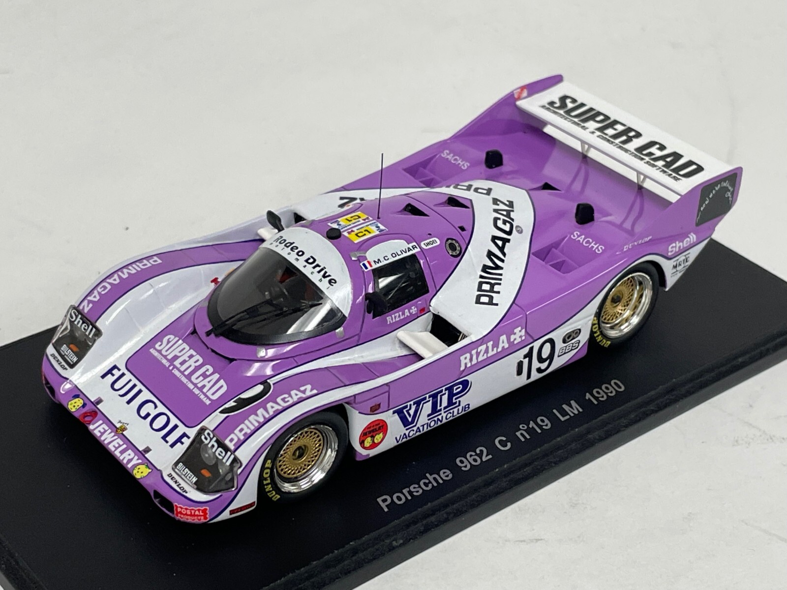 絶版!!4位 ポルシェ962C・LM90・7号車・スパーク 絶版!!4位 ポルシェ962C・LM90・7号車・スパーク