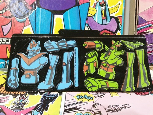 Vintage 1978 Shogun Warriors Colorforms Adventure Set USED (Incomplete) SEE PICS