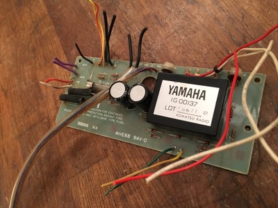 PARTING OUT YAMAHA power amp p2200 METER BOARD LC81201 1G00137 ASK FOR YOUR PART