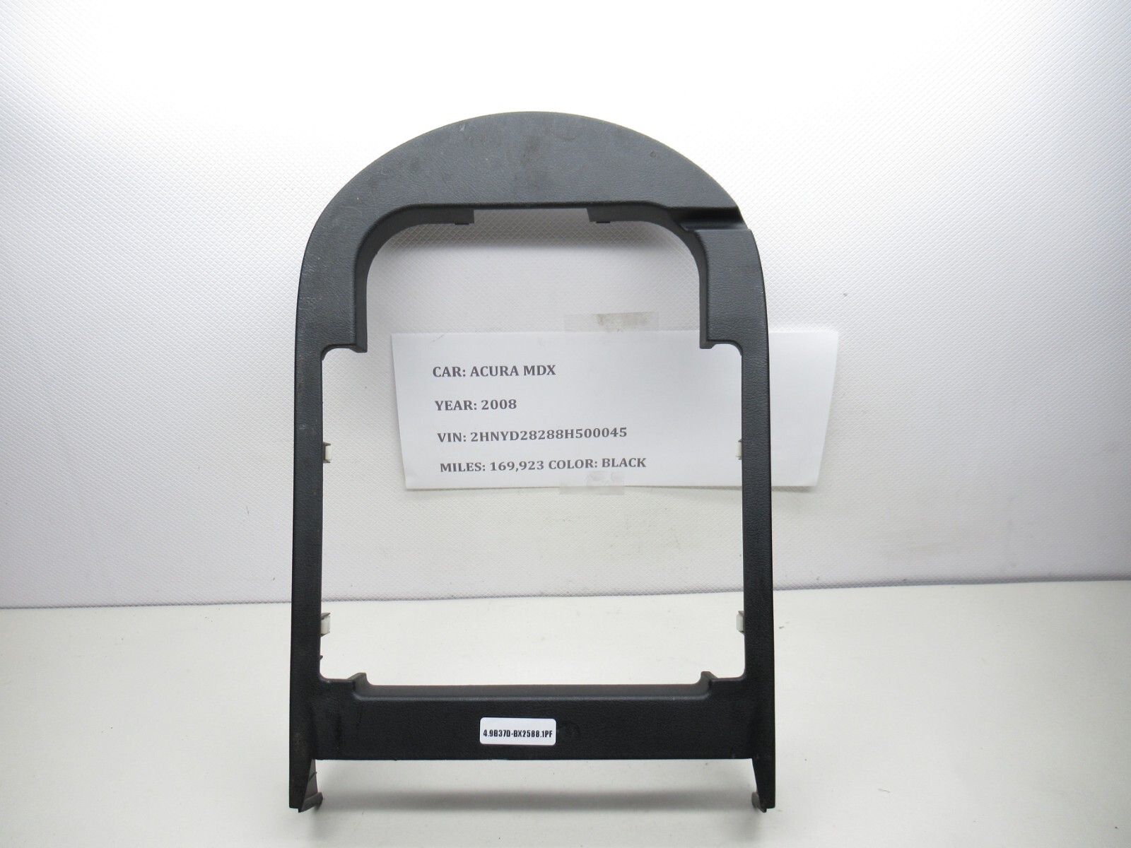 07-13 Acura MDX Center Console Arm Rest Latch Trim Bezel 83400-STX-A010-27 OEM