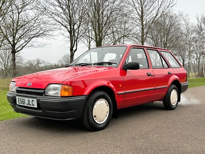 Ford Escort MK4 1.4 L Estate 1988 65K Red