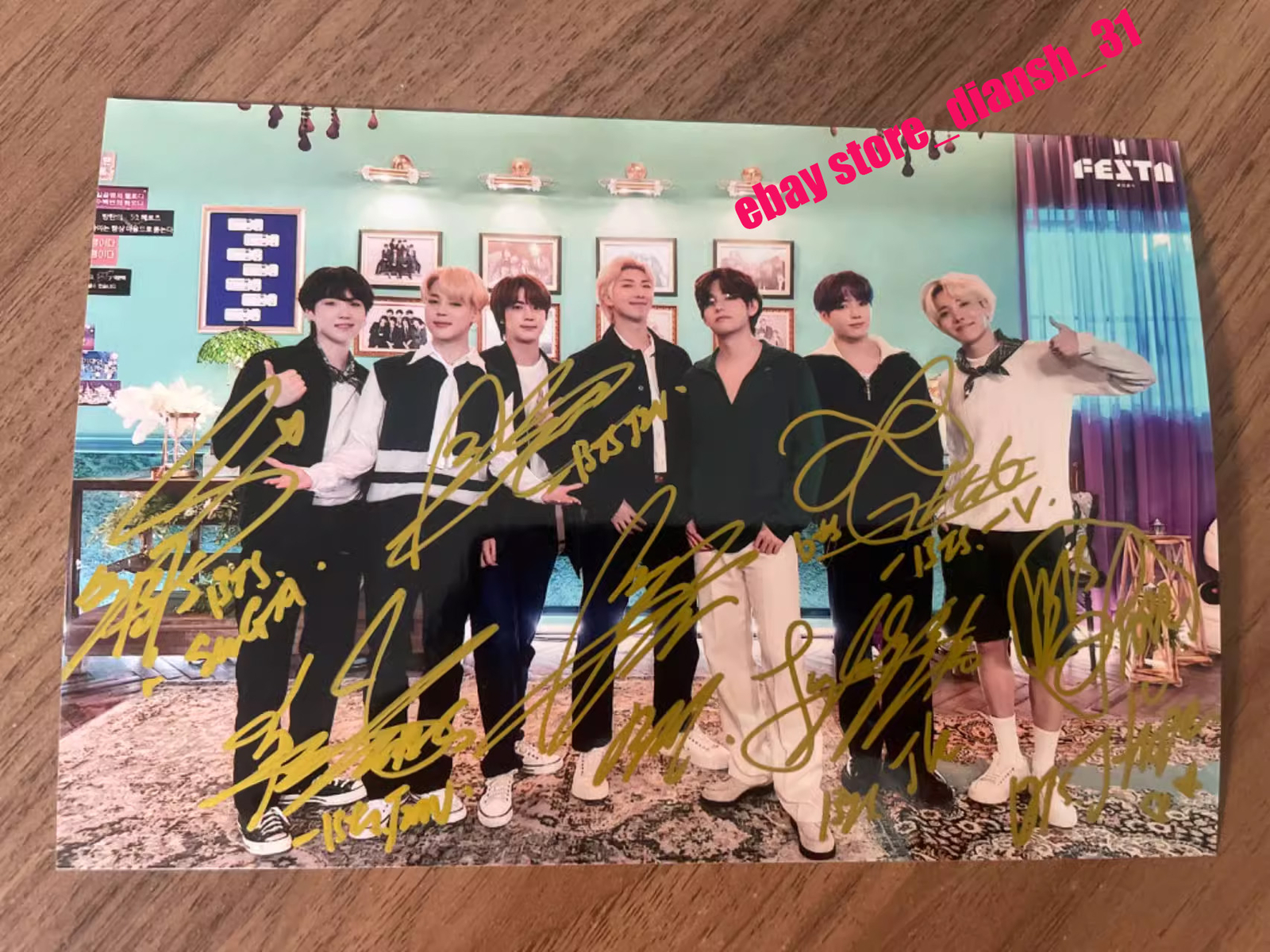 BTS 『BEHIND』　サイン入りポスター $_57.JPG