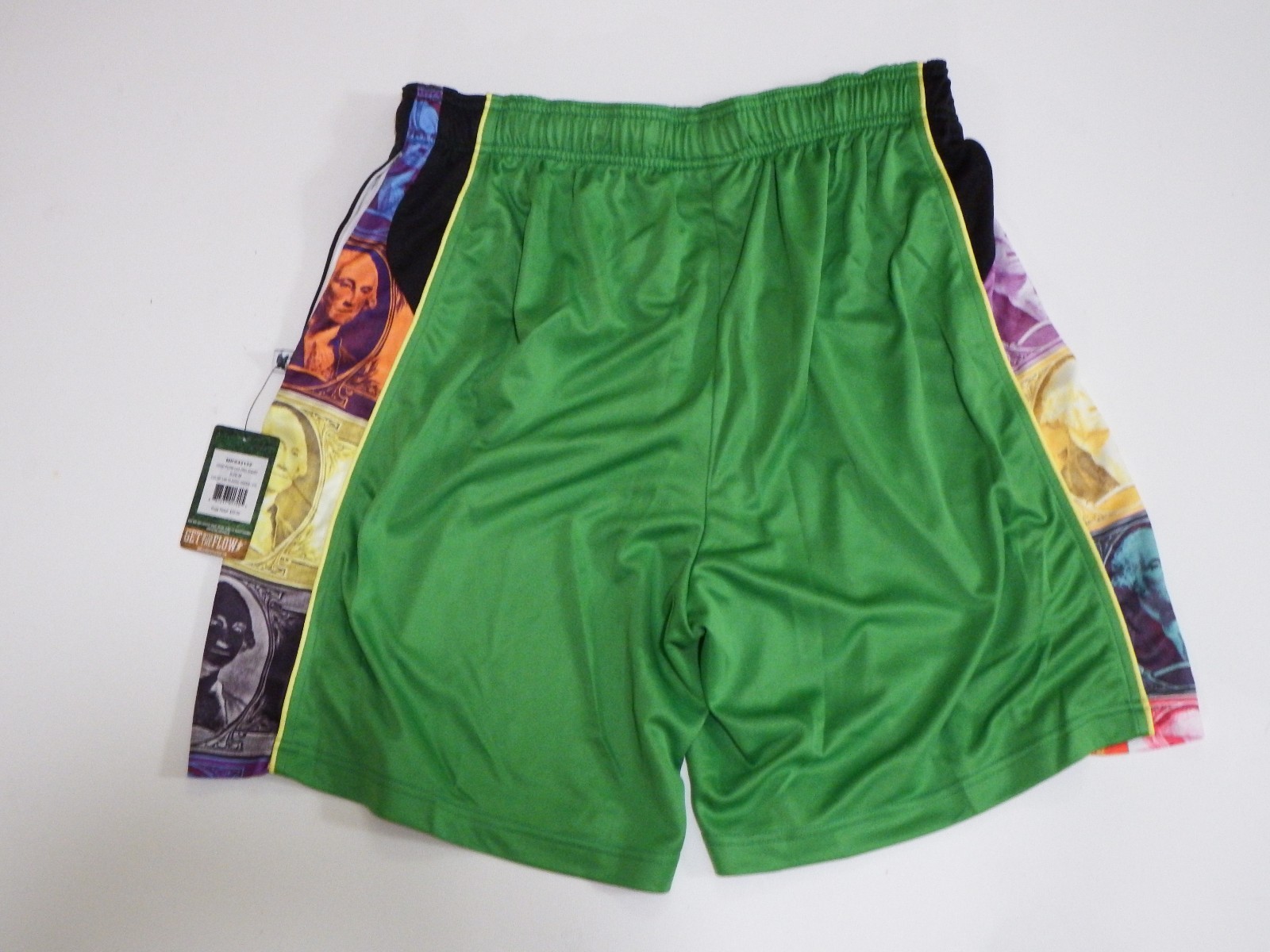 Medium Cash Flow Lax Pro Mesh Athletic Shorts Green Flow Society