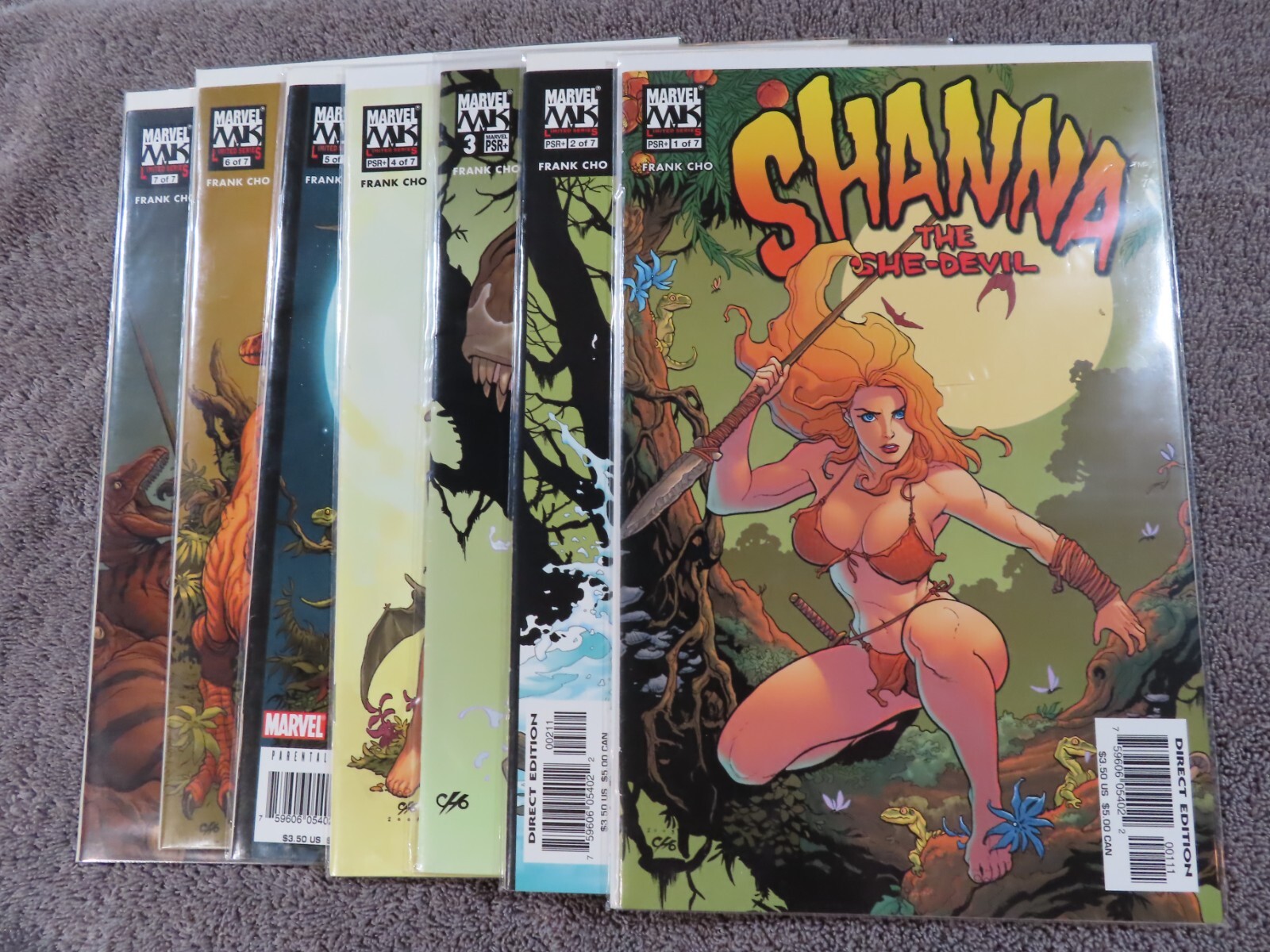 【未開封】MARVEL SHANNA The She-Devil Shanna the She-Devil #5 Signed by Frank Cho Marvel 2005