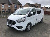 2019 Ford Transit Custom 2.0 320 EcoBlue Limited Crew Van L2 H1 Euro 6 5dr (6 Se